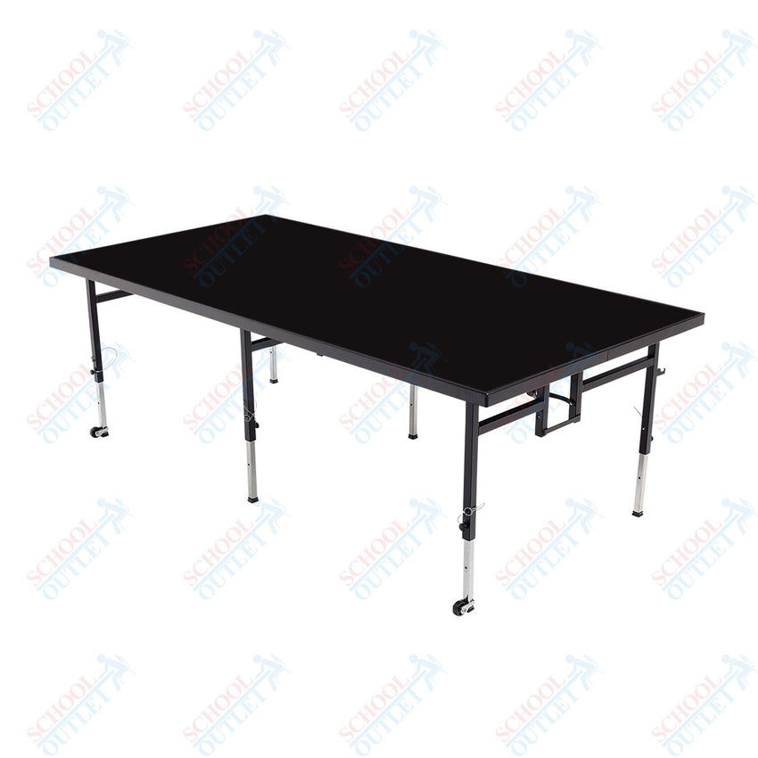 AmTab Adjustable Height Stage - Polypropylene Top - 36"W x 72"L x Adjustable 24" to 32"H (AmTab AMT-STA3624P) - SchoolOutlet
