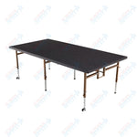AmTab Adjustable Height Stage - Carpet Top - 36