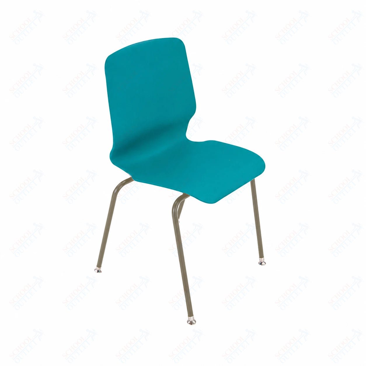 AmTab Stackable Chair - 23"W x 22"D x 33"H - 18" Seat Height (AMT - StackChair - 1 - D) - SchoolOutlet