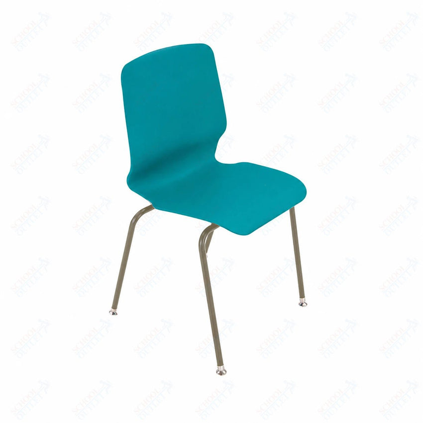 AmTab Stackable Chair - 23"W x 22"D x 33"H - 18" Seat Height (AMT - StackChair - 1 - D) - SchoolOutlet