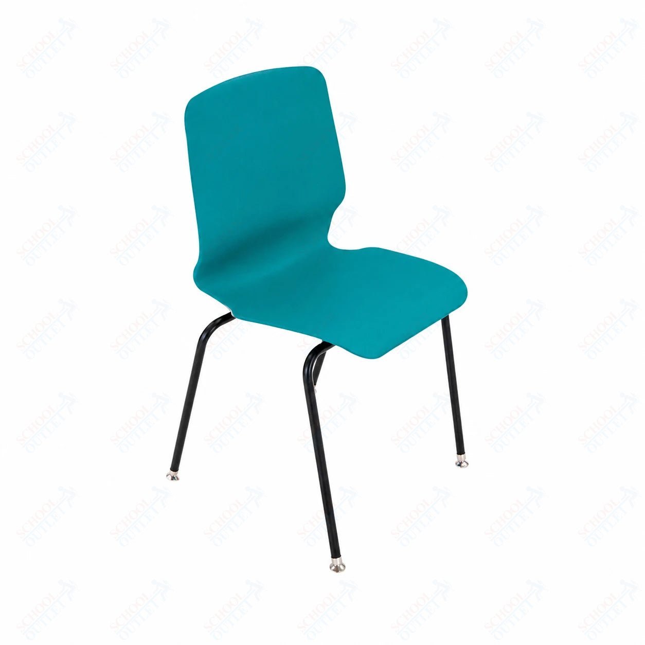 AmTab Stackable Chair - 23"W x 22"D x 33"H - 18" Seat Height (AMT - StackChair - 1 - D) - SchoolOutlet
