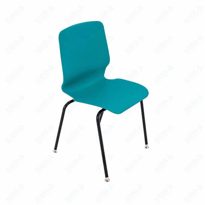 AmTab Stackable Chair - 23"W x 22"D x 33"H - 18" Seat Height (AMT - StackChair - 1 - D) - SchoolOutlet