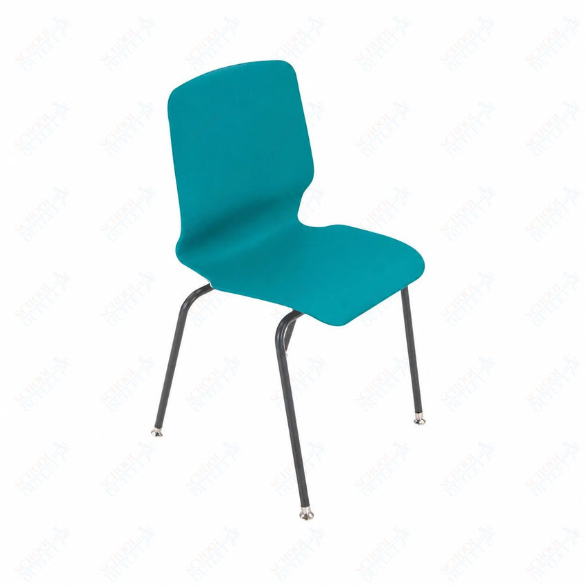 AmTab Stackable Chair - 23"W x 22"D x 33"H - 18" Seat Height (AMT - StackChair - 1 - D) - SchoolOutlet