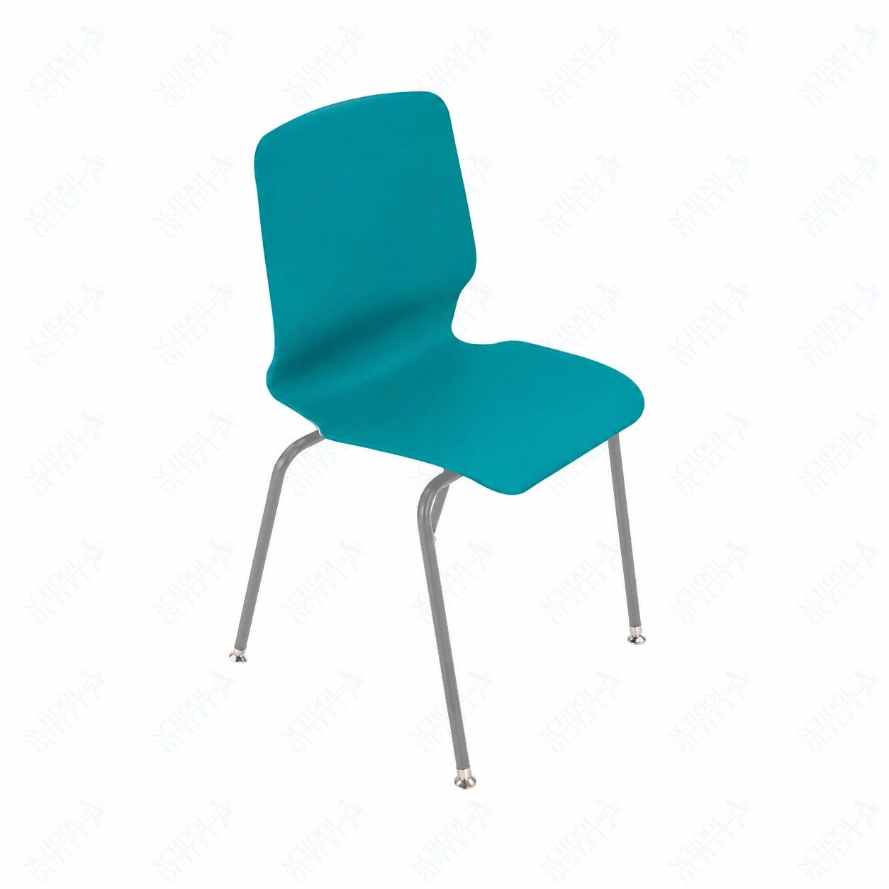 AmTab Stackable Chair - 23"W x 22"D x 33"H - 18" Seat Height (AMT - StackChair - 1 - D) - SchoolOutlet