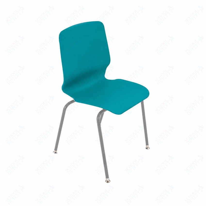 AmTab Stackable Chair - 23"W x 22"D x 33"H - 18" Seat Height (AMT - StackChair - 1 - D) - SchoolOutlet