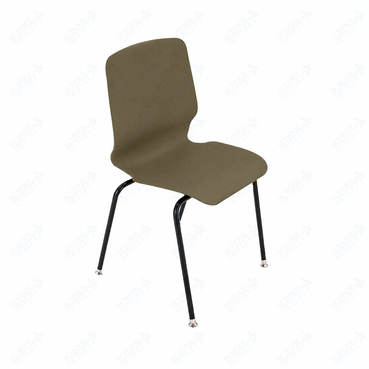 AmTab Stackable Chair - 23"W x 22"D x 33"H - 18" Seat Height (AMT - StackChair - 1 - D) - SchoolOutlet