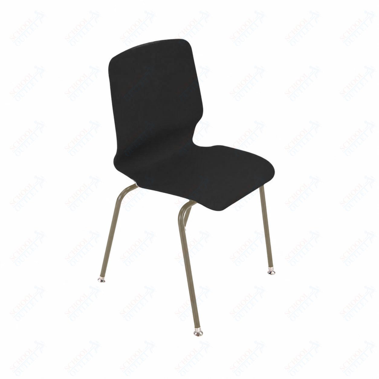 AmTab Stackable Chair - 23"W x 22"D x 33"H - 18" Seat Height (AMT - StackChair - 1 - D) - SchoolOutlet