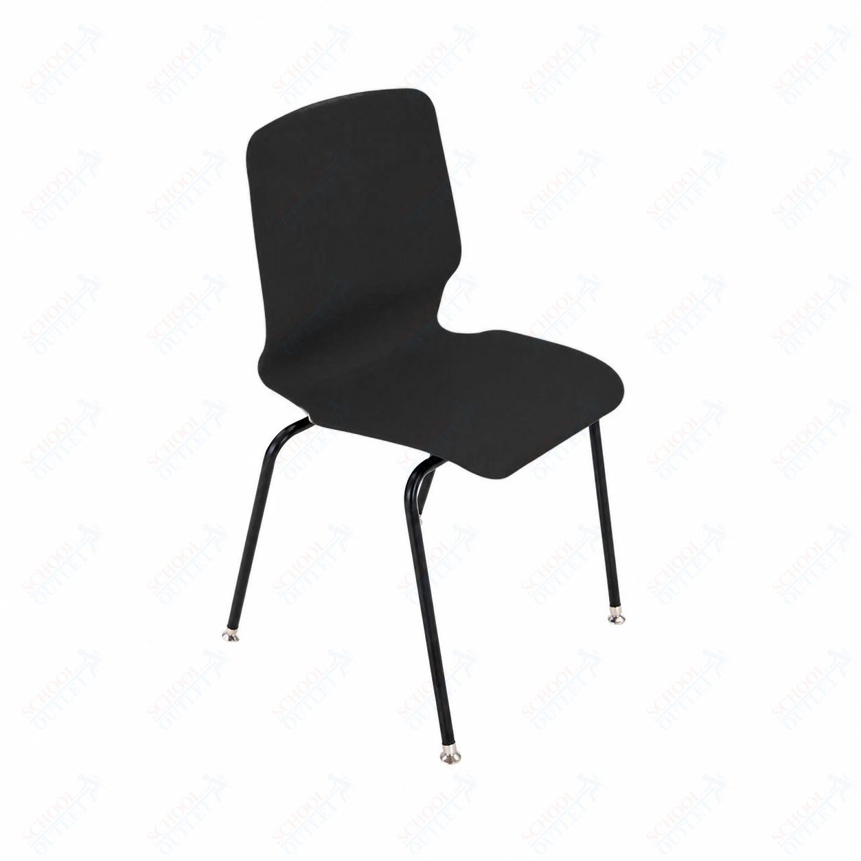 AmTab Stackable Chair - 23"W x 22"D x 33"H - 18" Seat Height (AMT - StackChair - 1 - D) - SchoolOutlet