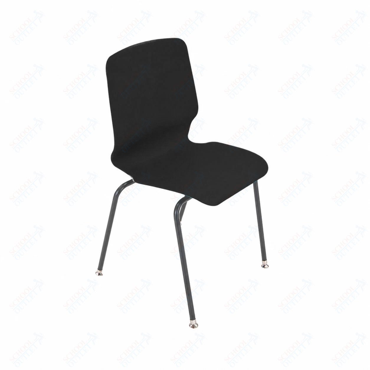 AmTab Stackable Chair - 23"W x 22"D x 33"H - 18" Seat Height (AMT - StackChair - 1 - D) - SchoolOutlet