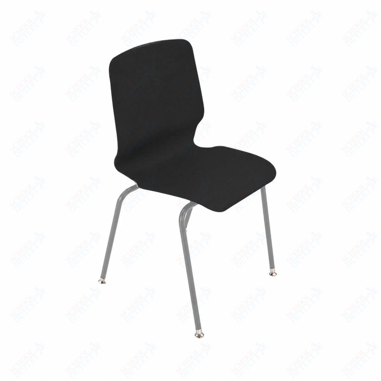 AmTab Stackable Chair - 23"W x 22"D x 33"H - 18" Seat Height (AMT - StackChair - 1 - D) - SchoolOutlet