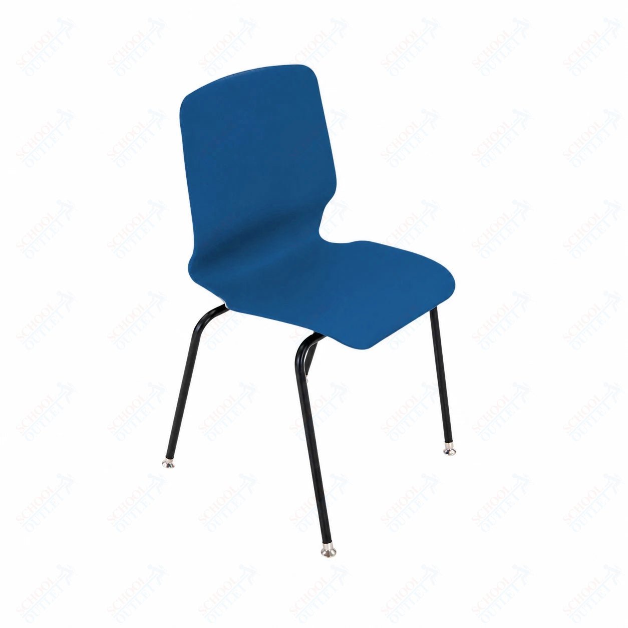 AmTab Stackable Chair - 23"W x 22"D x 33"H - 18" Seat Height (AMT - StackChair - 1 - D) - SchoolOutlet