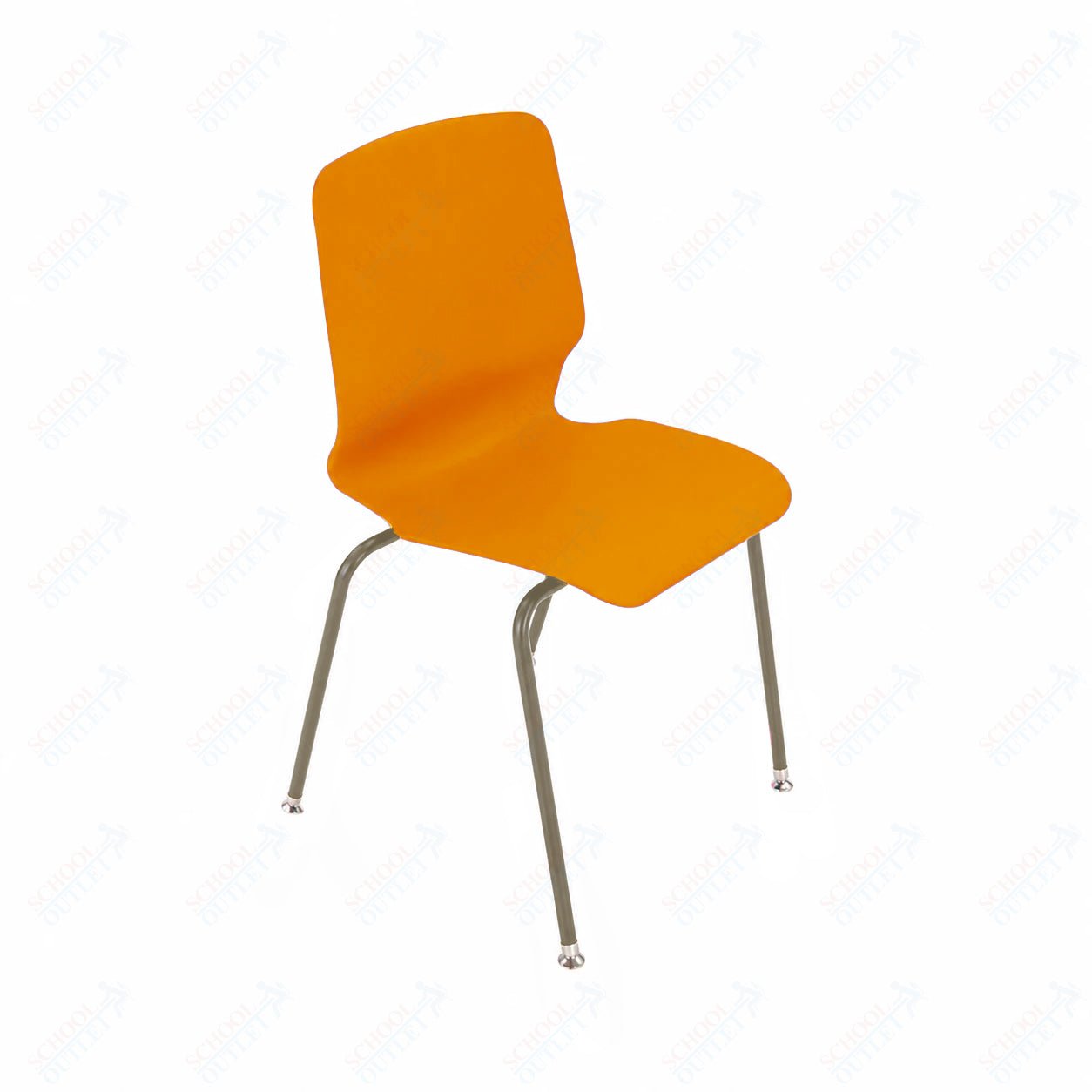 AmTab Stackable Chair - 23"W x 22"D x 33"H - 18" Seat Height (AMT - StackChair - 1 - D) - SchoolOutlet