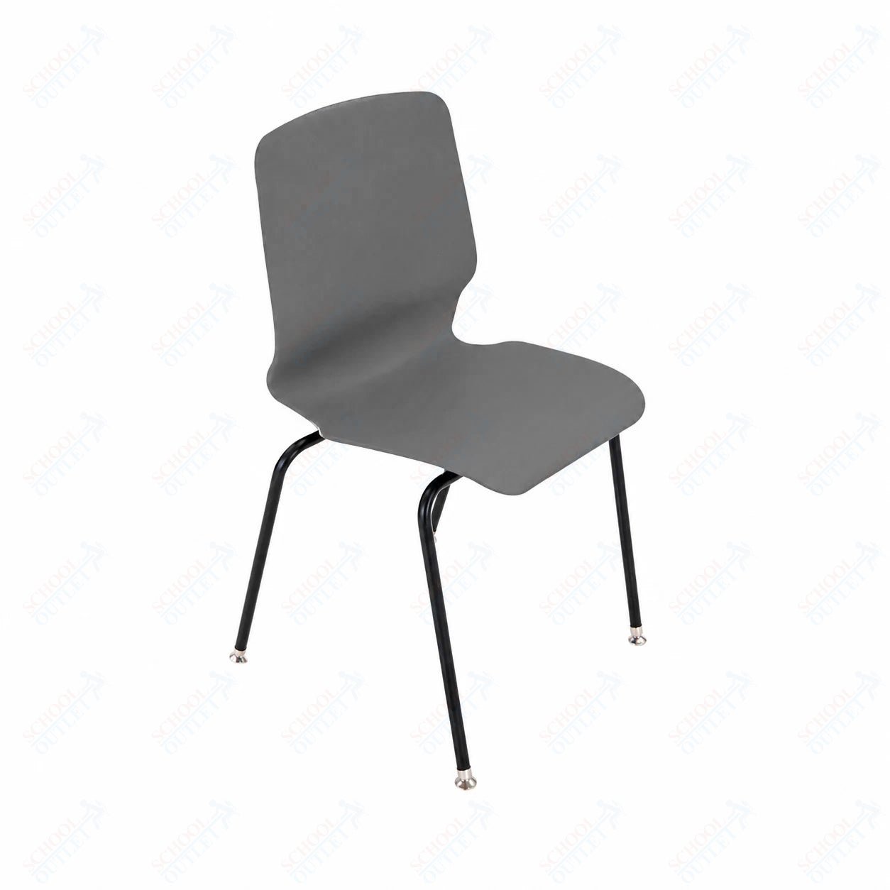 AmTab Stackable Chair - 23"W x 22"D x 33"H - 18" Seat Height (AMT - StackChair - 1 - D) - SchoolOutlet
