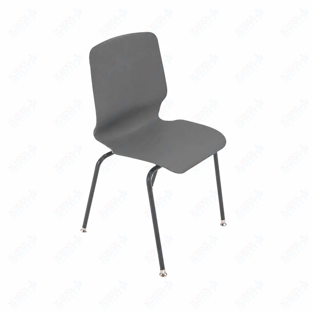 AmTab Stackable Chair - 23"W x 22"D x 33"H - 18" Seat Height (AMT - StackChair - 1 - D) - SchoolOutlet