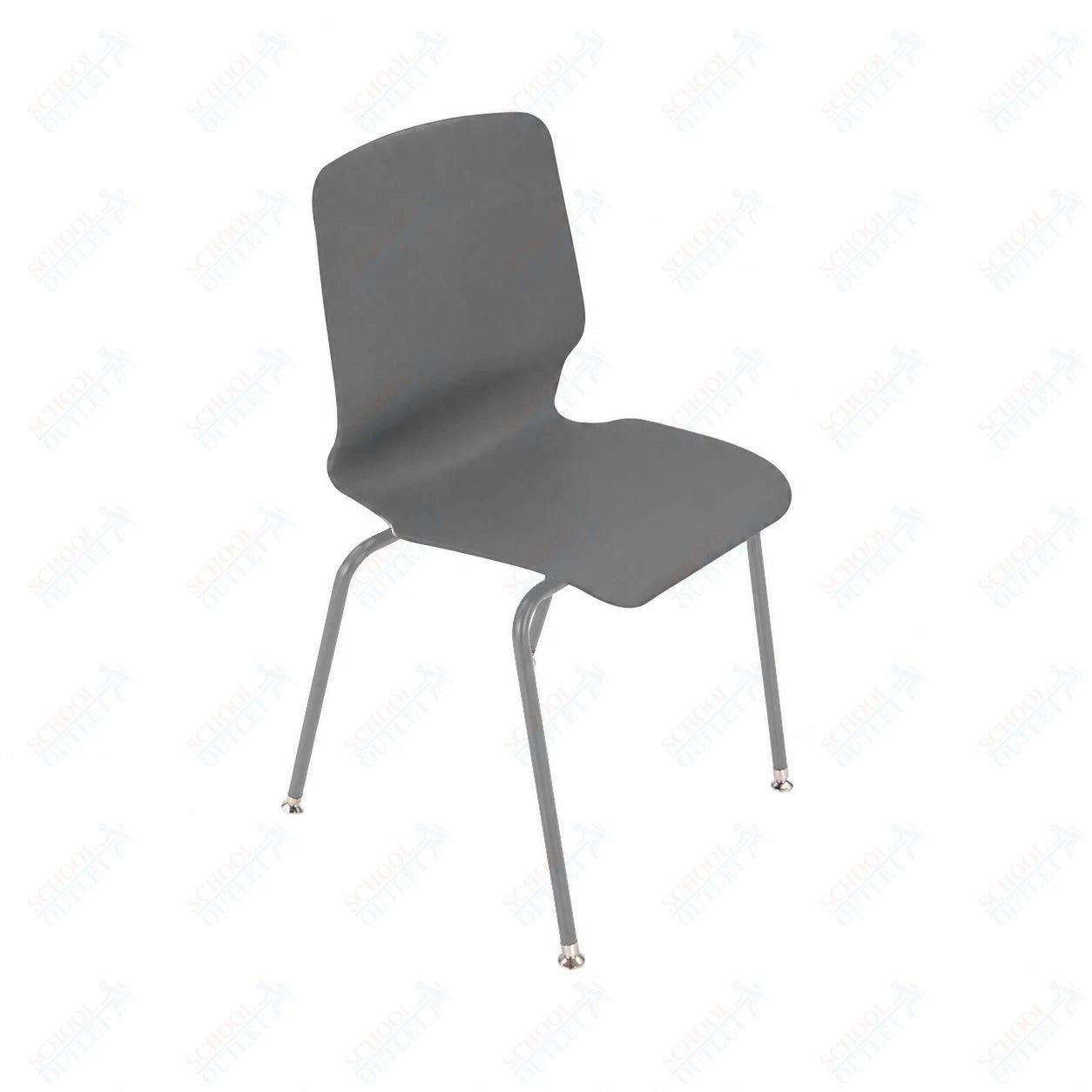 AmTab Stackable Chair - 23"W x 22"D x 33"H - 18" Seat Height (AMT - StackChair - 1 - D) - SchoolOutlet