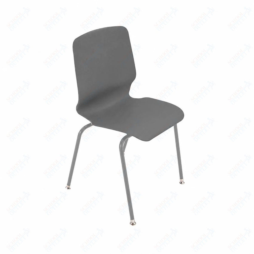 AmTab Stackable Chair - 23"W x 22"D x 33"H - 18" Seat Height (AMT - StackChair - 1 - D) - SchoolOutlet