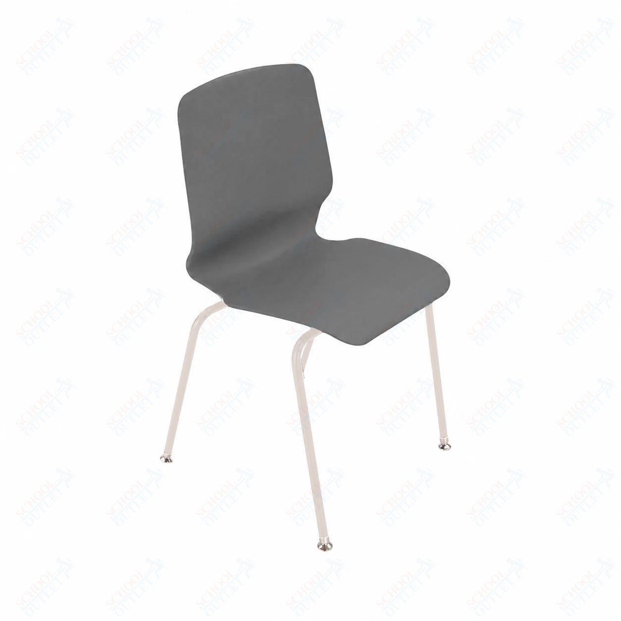 AmTab Stackable Chair - 23"W x 22"D x 33"H - 18" Seat Height (AMT - StackChair - 1 - D) - SchoolOutlet