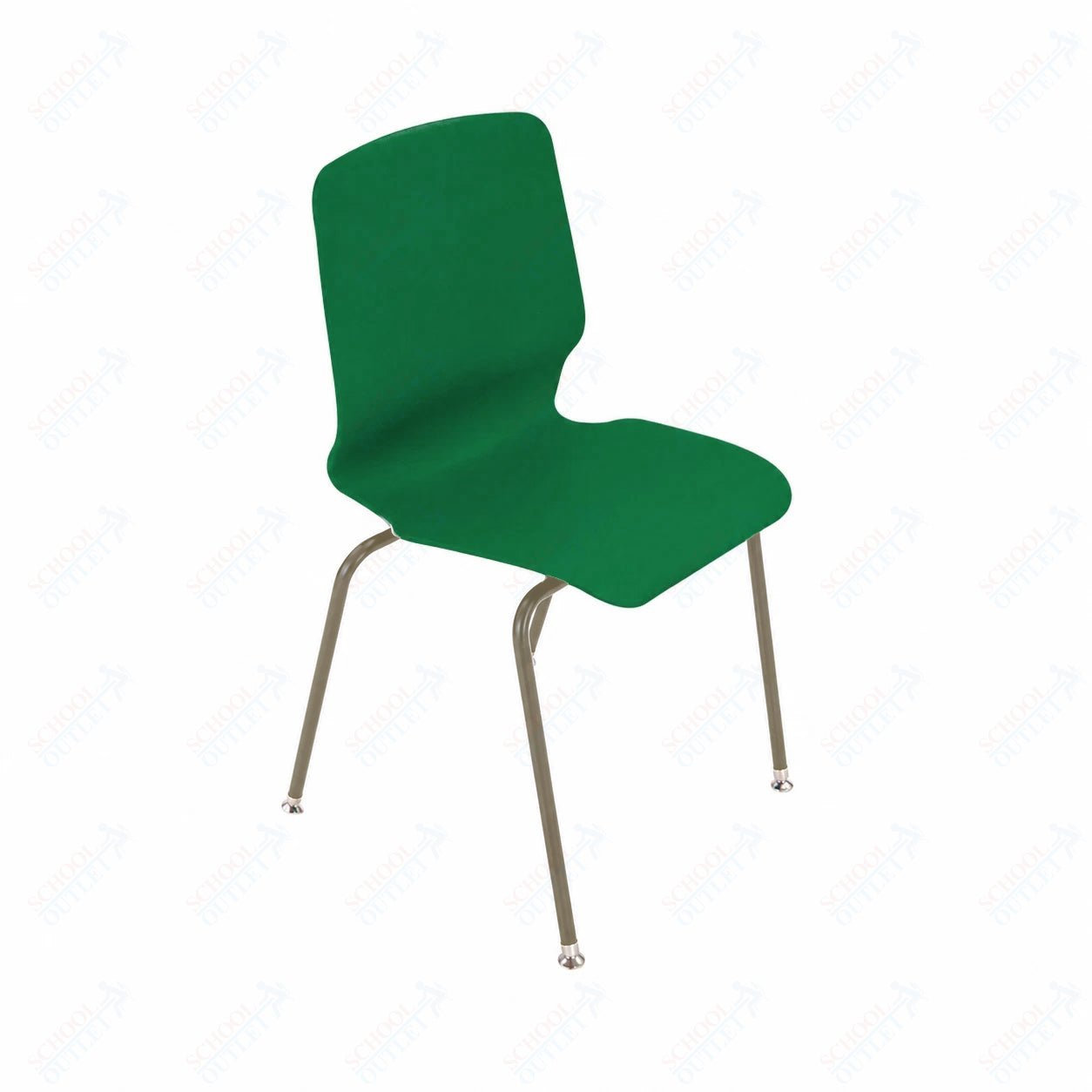 AmTab Stackable Chair - 23"W x 22"D x 33"H - 18" Seat Height (AMT - StackChair - 1 - D) - SchoolOutlet