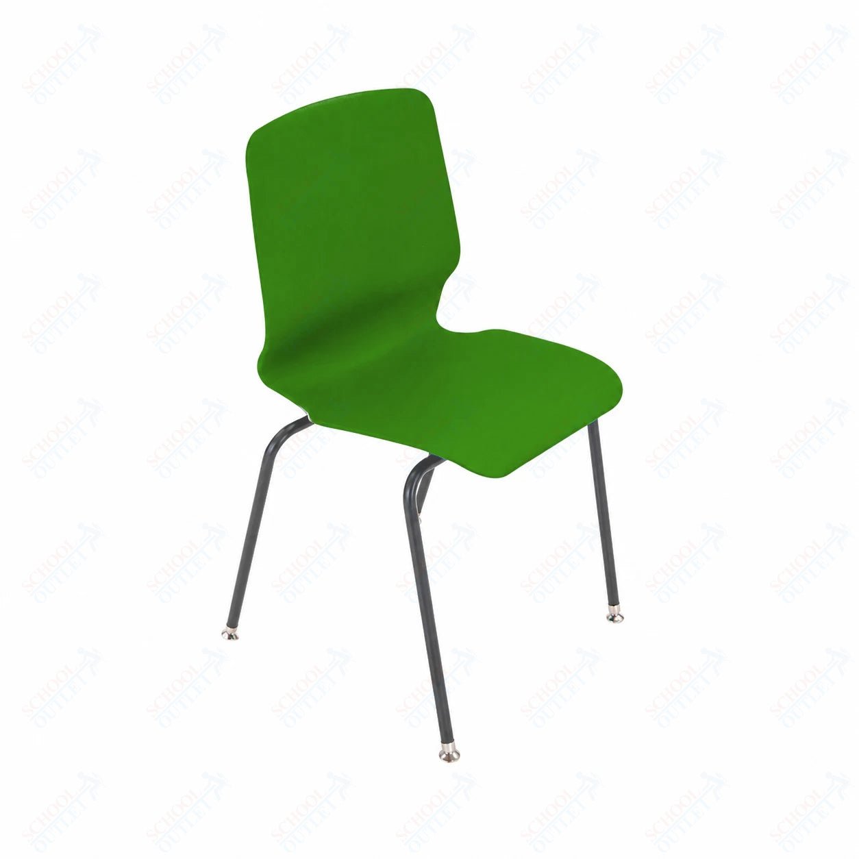 AmTab Stackable Chair - 23"W x 22"D x 33"H - 18" Seat Height (AMT - StackChair - 1 - D) - SchoolOutlet