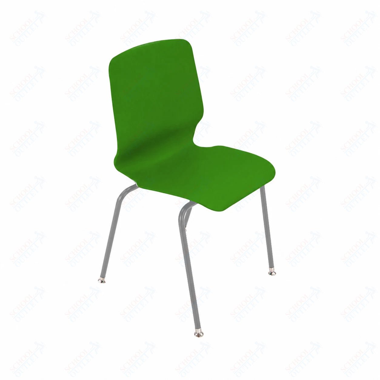 AmTab Stackable Chair - 23"W x 22"D x 33"H - 18" Seat Height (AMT - StackChair - 1 - D) - SchoolOutlet