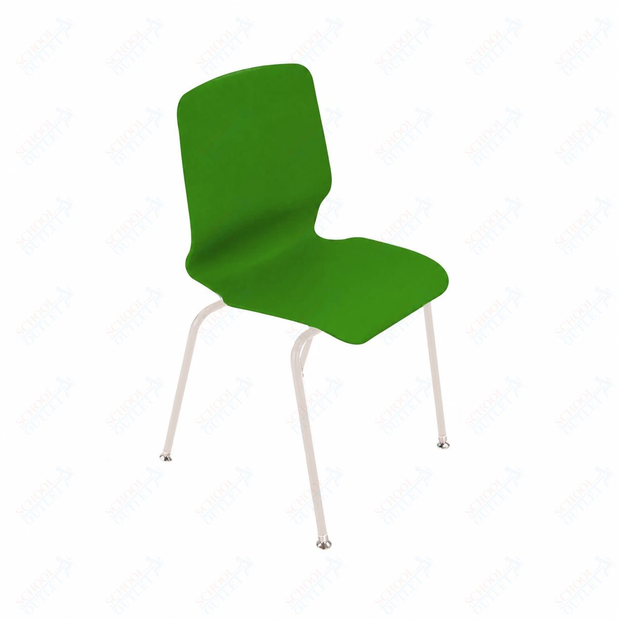 AmTab Stackable Chair - 23"W x 22"D x 33"H - 18" Seat Height (AMT - StackChair - 1 - D) - SchoolOutlet