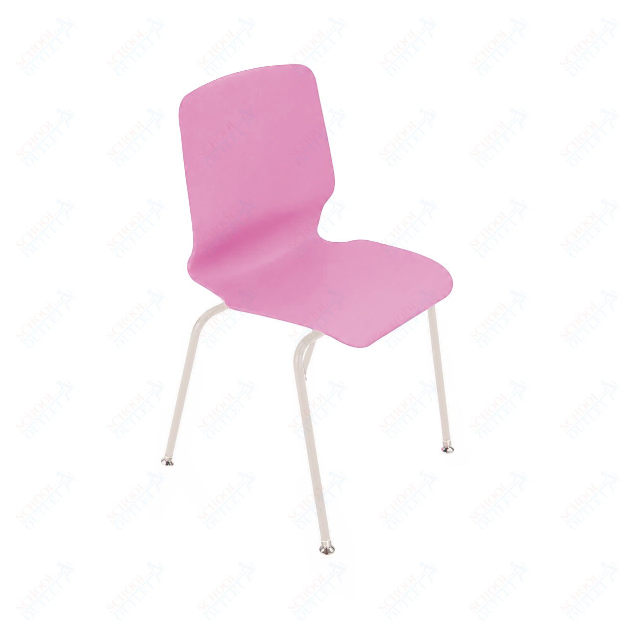AmTab Stackable Chair - 23"W x 22"D x 33"H - 18" Seat Height (AMT - StackChair - 1 - D) - SchoolOutlet