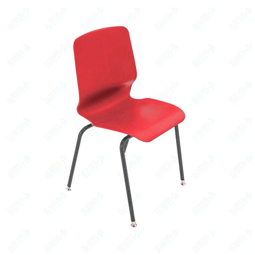 AmTab Stackable Chair - 23"W x 22"D x 33"H - 18" Seat Height (AMT - StackChair - 1 - D) - SchoolOutlet