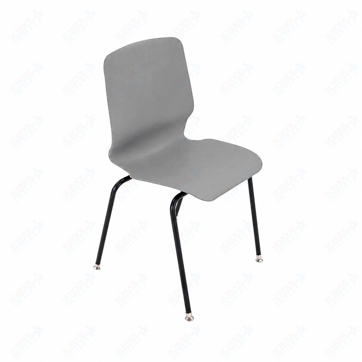 AmTab Stackable Chair - 23"W x 22"D x 33"H - 18" Seat Height (AMT - StackChair - 1 - D) - SchoolOutlet