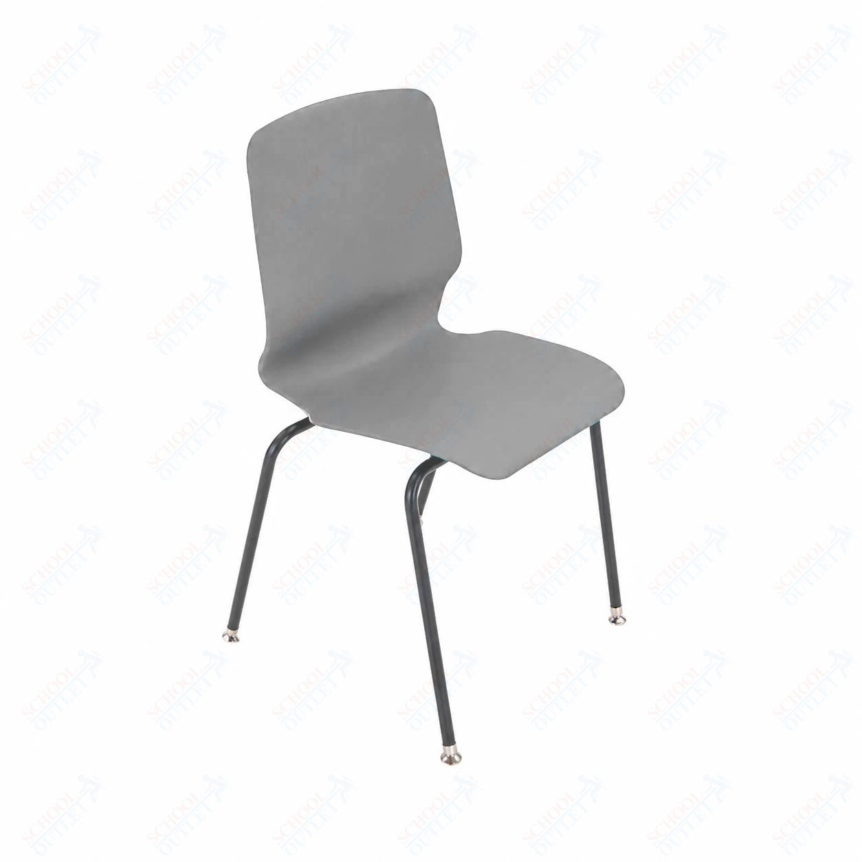 AmTab Stackable Chair - 23"W x 22"D x 33"H - 18" Seat Height (AMT - StackChair - 1 - D) - SchoolOutlet
