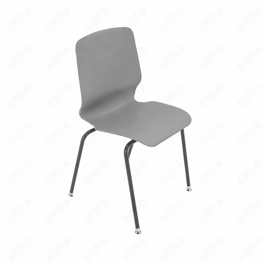 AmTab Stackable Chair - 23"W x 22"D x 33"H - 18" Seat Height (AMT - StackChair - 1 - D) - SchoolOutlet