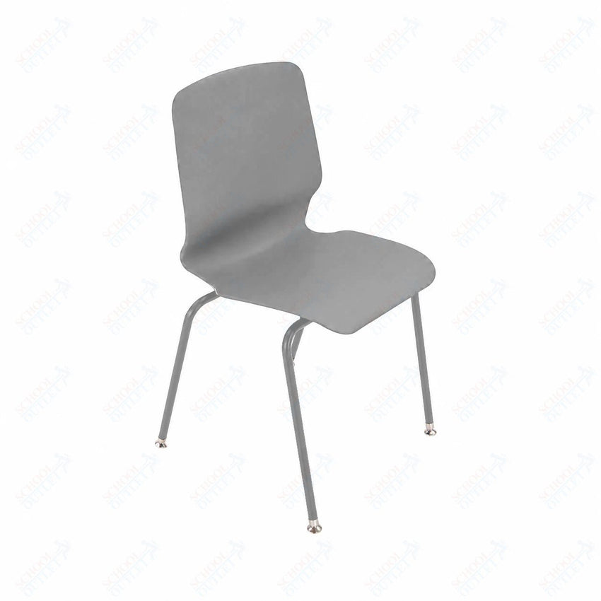 AmTab Stackable Chair - 23"W x 22"D x 33"H - 18" Seat Height (AMT - StackChair - 1 - D) - SchoolOutlet