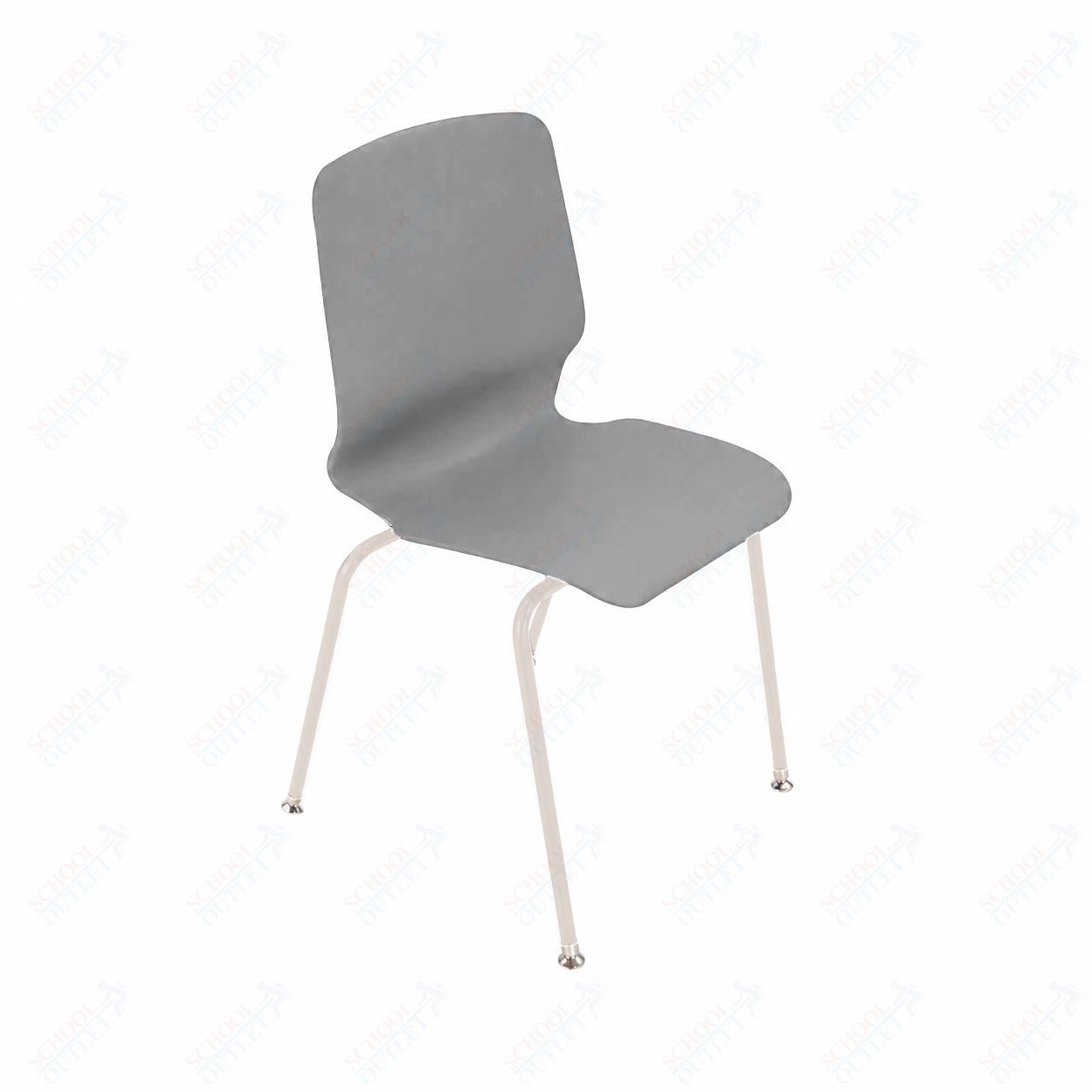 AmTab Stackable Chair - 23"W x 22"D x 33"H - 18" Seat Height (AMT - StackChair - 1 - D) - SchoolOutlet