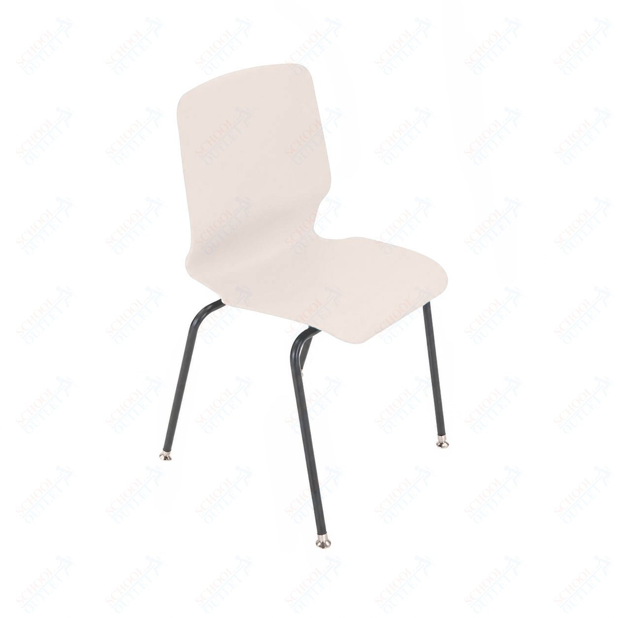 AmTab Stackable Chair - 23"W x 22"D x 33"H - 18" Seat Height (AMT - StackChair - 1 - D) - SchoolOutlet