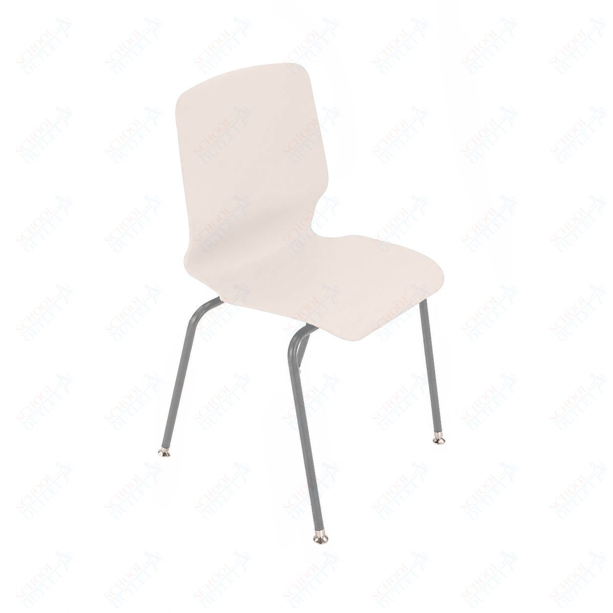 AmTab Stackable Chair - 23"W x 22"D x 33"H - 18" Seat Height (AMT - StackChair - 1 - D) - SchoolOutlet