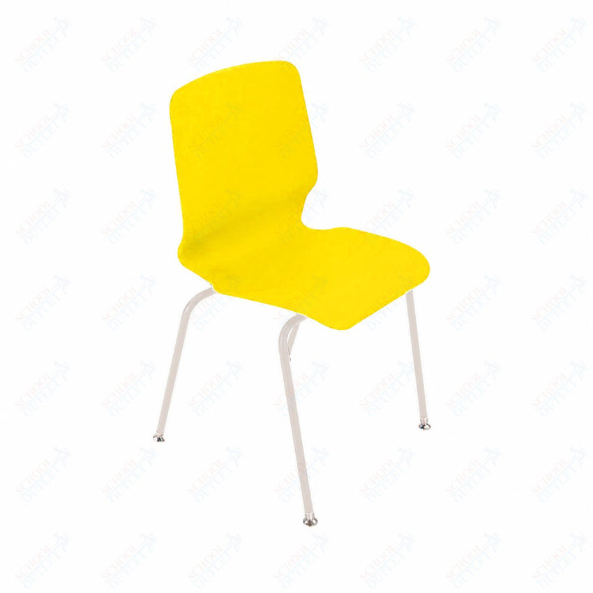 AmTab Stackable Chair - 23"W x 22"D x 33"H - 18" Seat Height (AMT - StackChair - 1 - D) - SchoolOutlet