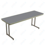 AmTab Dynalite Featherweight Heavy - Duty ABS Plastic Training Table - Rectangle - 24