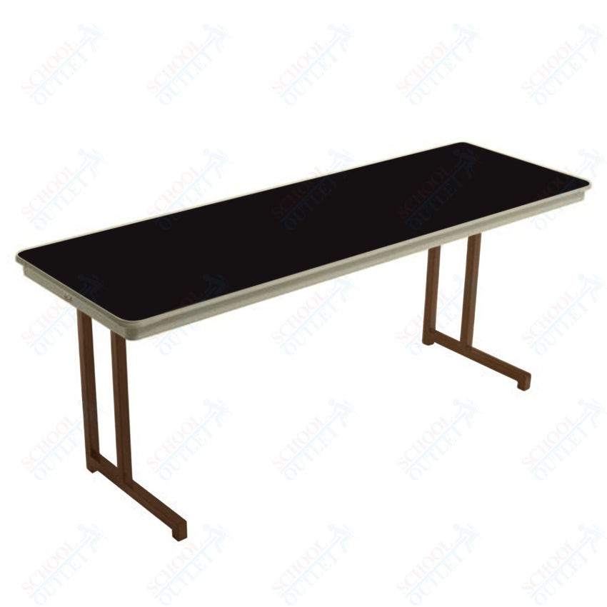 AmTab Dynalite Featherweight Heavy - Duty ABS Plastic Training Table - Rectangle - 24"W x 96"L x 29"H (AmTab AMT - TT248DL) - SchoolOutlet