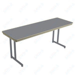 AmTab Dynalite Featherweight Heavy - Duty ABS Plastic Training Table - Rectangle - 24