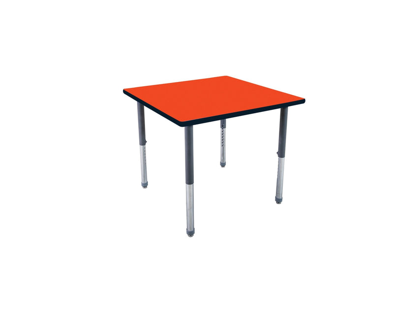 AmTab Whiteboard Table Markerboard Table Dry Erase Table - Activity Legs - Square - 30"W x 30"L (AmTab AMT - WASQ30D) - SchoolOutlet