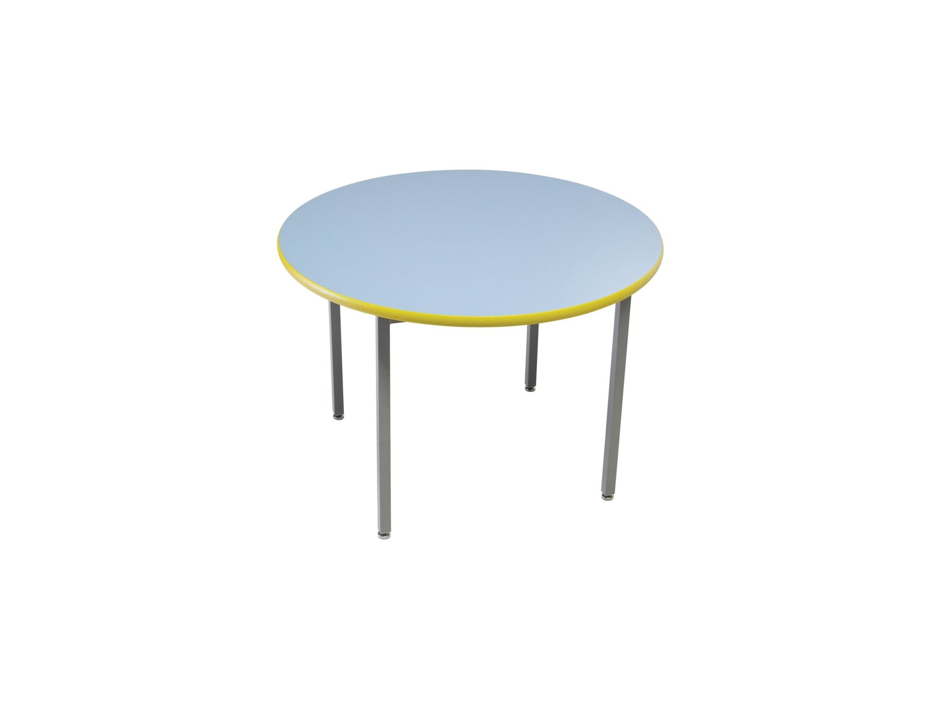 AmTab Whiteboard Table Markerboard Table Dry Erase Table - Utility - All Welded - Round - 60" Diameter (AmTab AMT - WAWR60D) - SchoolOutlet