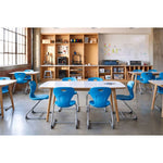 Allied Artisan Wood Designer Oblong Rectangle Table with Laminate Top, 60