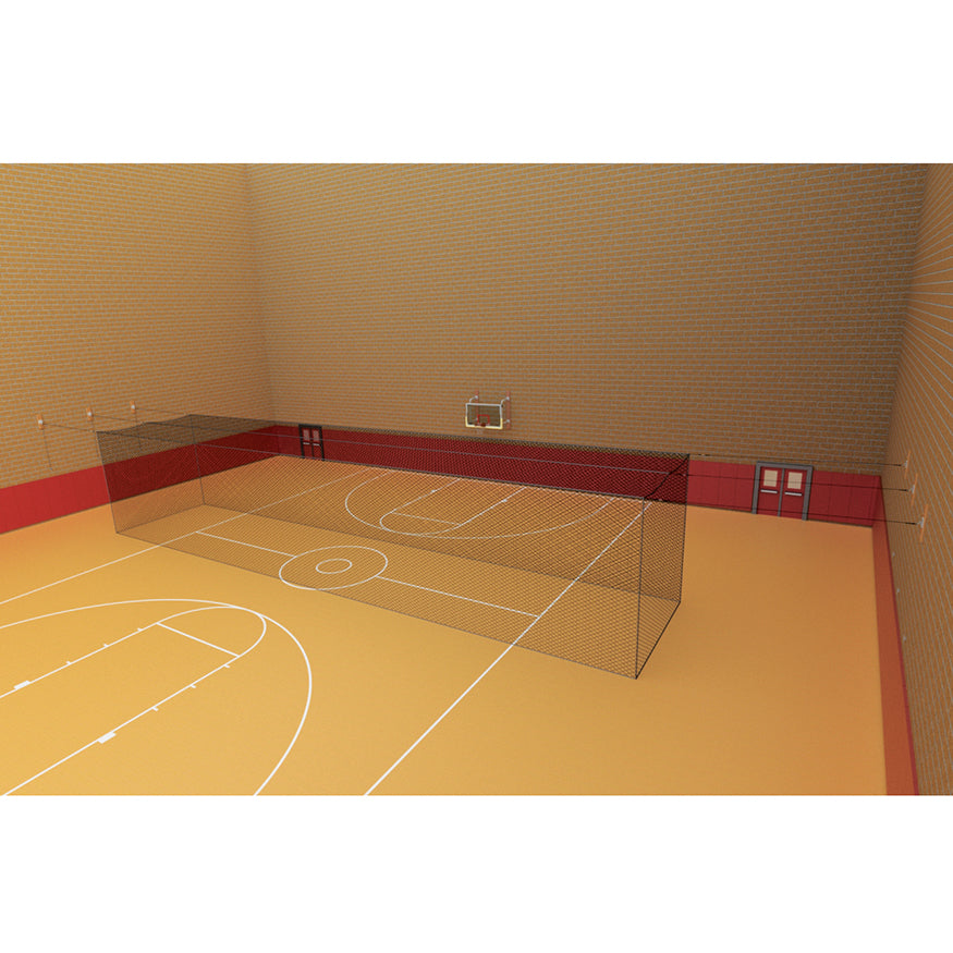 Jaypro Sports Batting Cages - Quick Set-Up (Indoor) - 14' H x 14' W x 70' D (BBC-QS70)