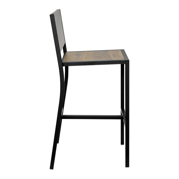 BFM Seating - Chester Barstool - Relic Seat & Back - Steel Frame - (BFM - 102B) - SchoolOutlet