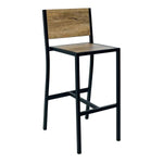 BFM Seating - Chester Barstool - Relic Seat & Back - Steel Frame - (BFM - 102B) - SchoolOutlet
