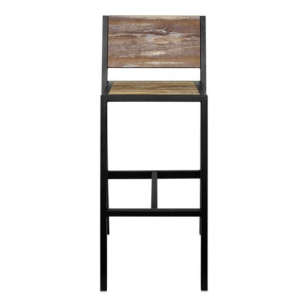 BFM Seating - Chester Barstool - Relic Seat & Back - Steel Frame - (BFM - 102B) - SchoolOutlet