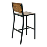 BFM Seating - Chester Barstool - Relic Seat & Back - Steel Frame - (BFM - 102B) - SchoolOutlet