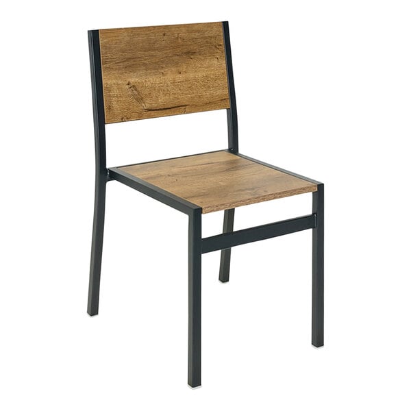 BFM Seating - Chester Chair - Relic Seat & Back - Steel Frame - (BFM - 102C) - SchoolOutlet