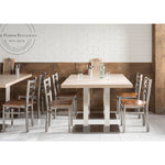 BFM Seating - Lima Ladder Back Chair - Relic Seat - Steel Frame - (BFM - 2160C) - SchoolOutlet