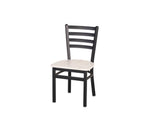 BFM Seating - Lima Ladder Back Chair - Relic Seat - Steel Frame - (BFM - 2160C) - SchoolOutlet