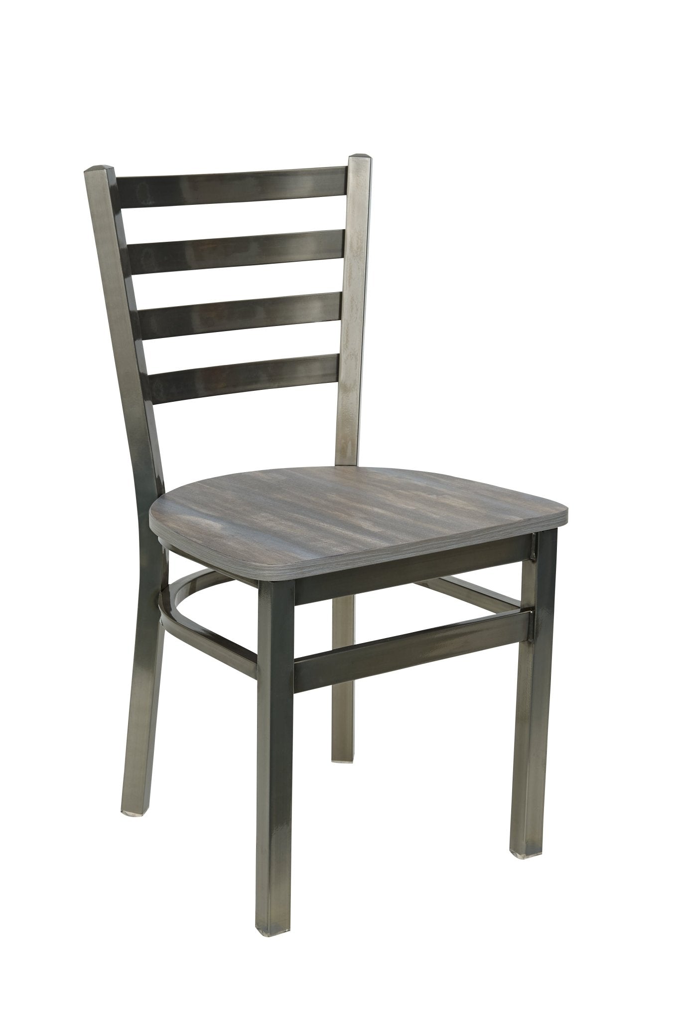 BFM Seating - Lima Ladder Back Chair - Relic Seat - Steel Frame - (BFM - 2160C) - SchoolOutlet